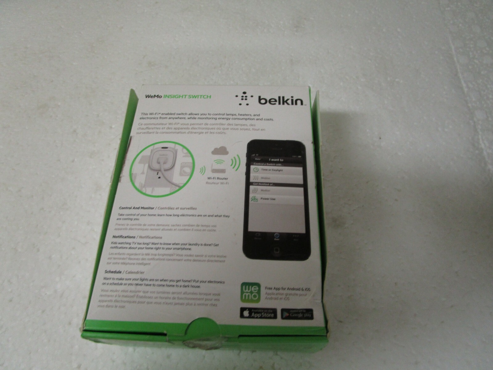 Belkin WeMo Insight Wifi Switch F7C029FC