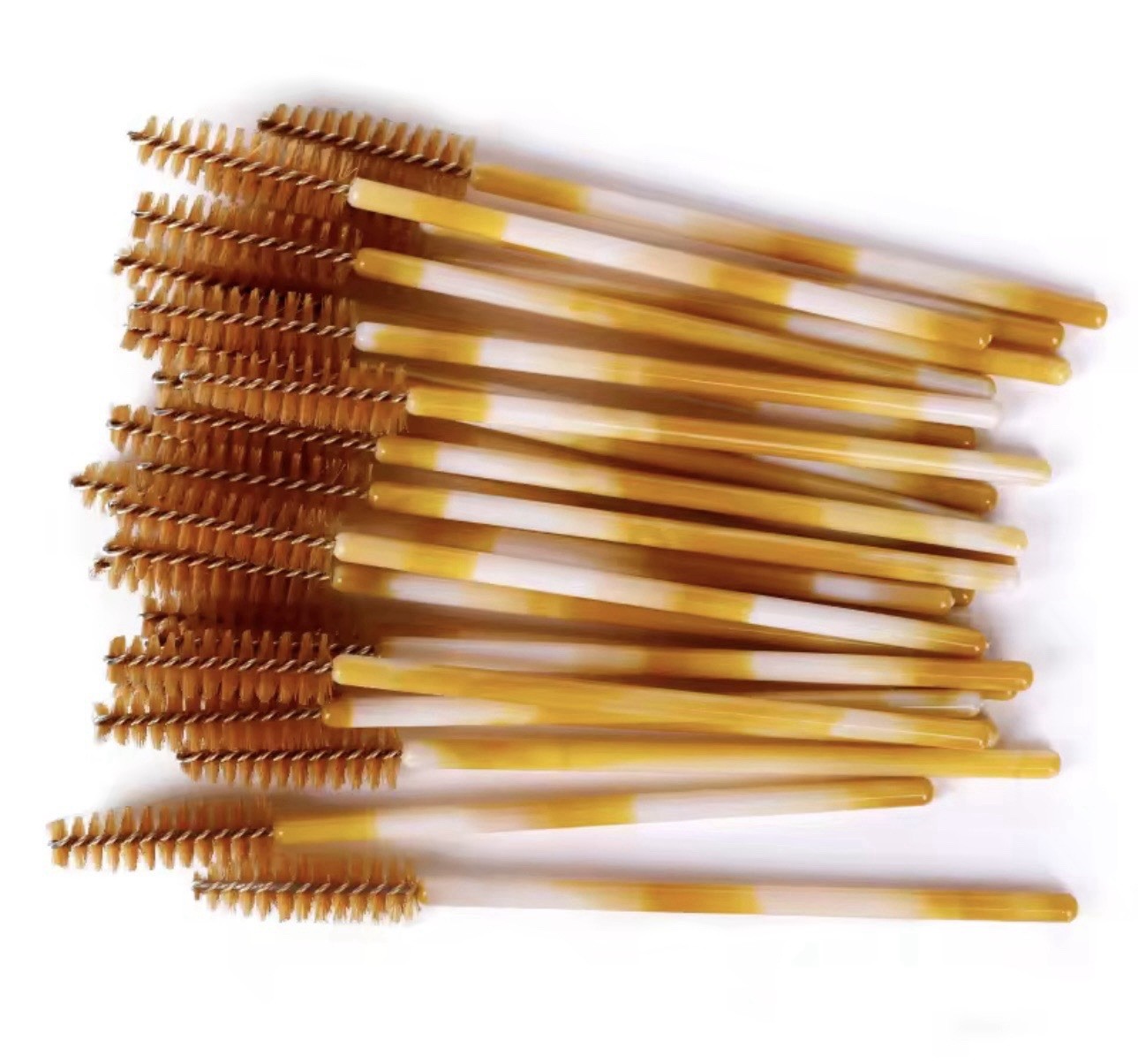 Disposable 50 pcs per pack eyelash brushes mascara wands  applicator  spoolies