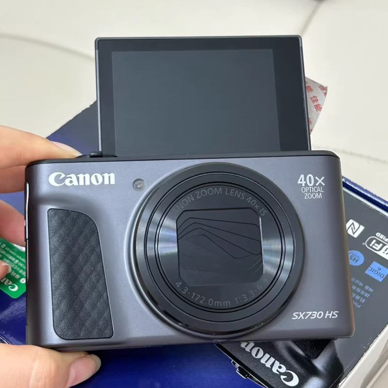 Canon PowerShot SX730 HS Digital Camera Black Color 20.3 MP w/Battery Charger