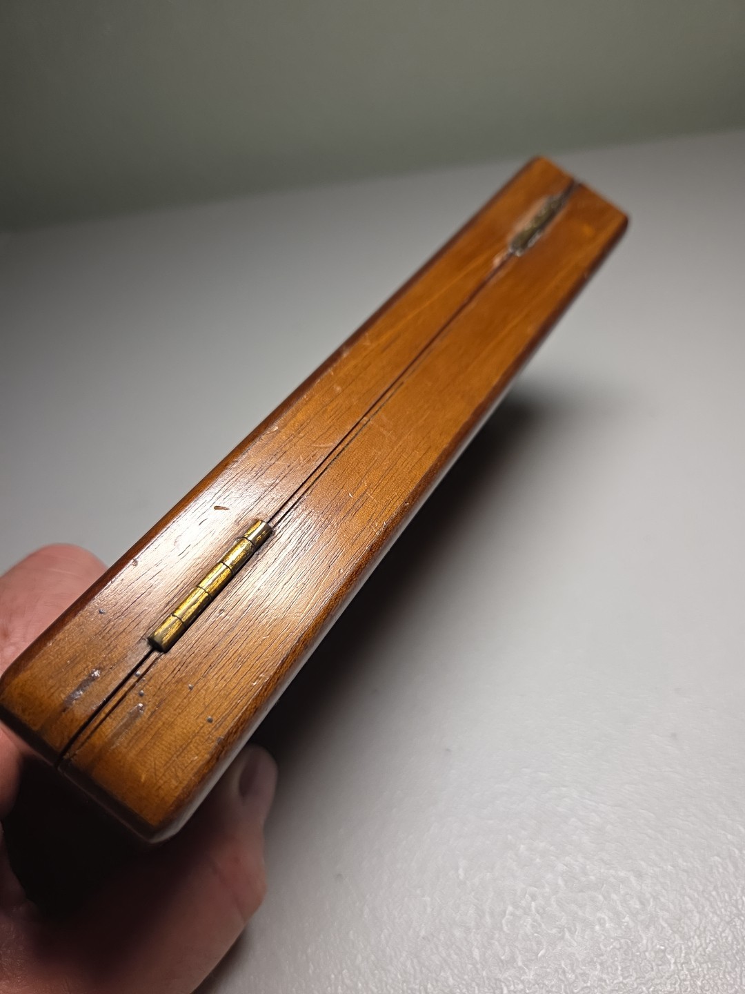 Antique Technical Mathematical Drawing Instruments Set Geometry in Wood Box