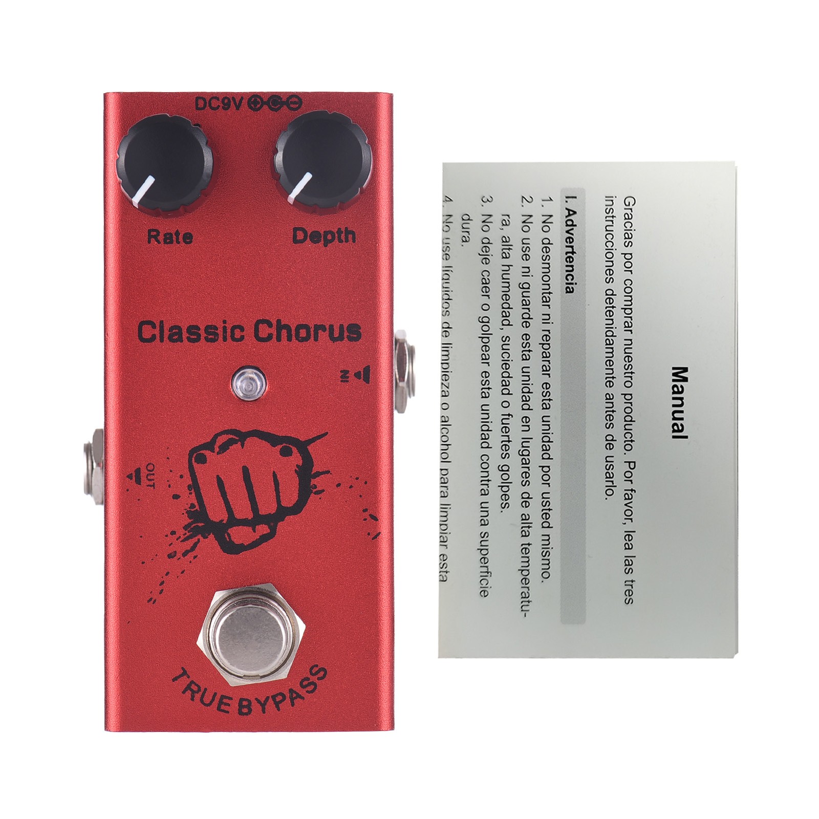 Guitar Effects Pedal Classic Chorus With True Bypass Rate/Depth Controls ZY TXIF
