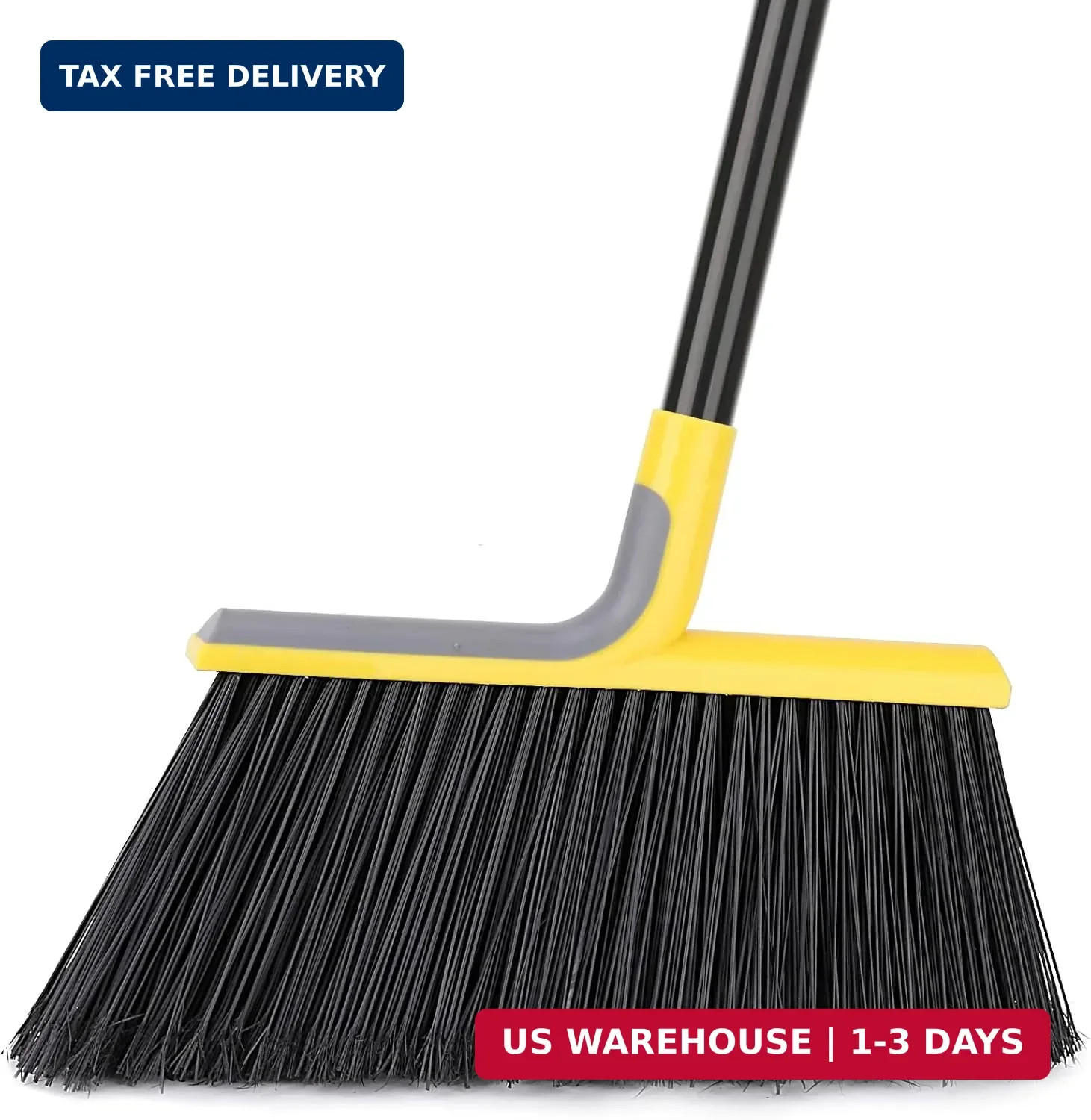 KeFanta Outdoor Broom for Floor Cleaning,58" Heavy-Duty Commercial Broom for Swe