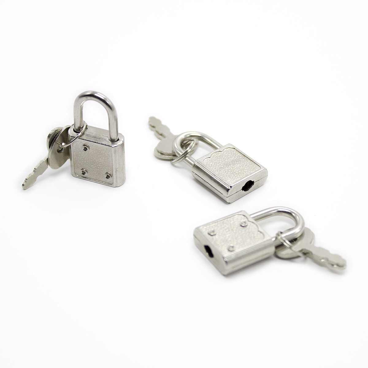 20sets Metal Small Square Padlock with Keys MINI Padlocks