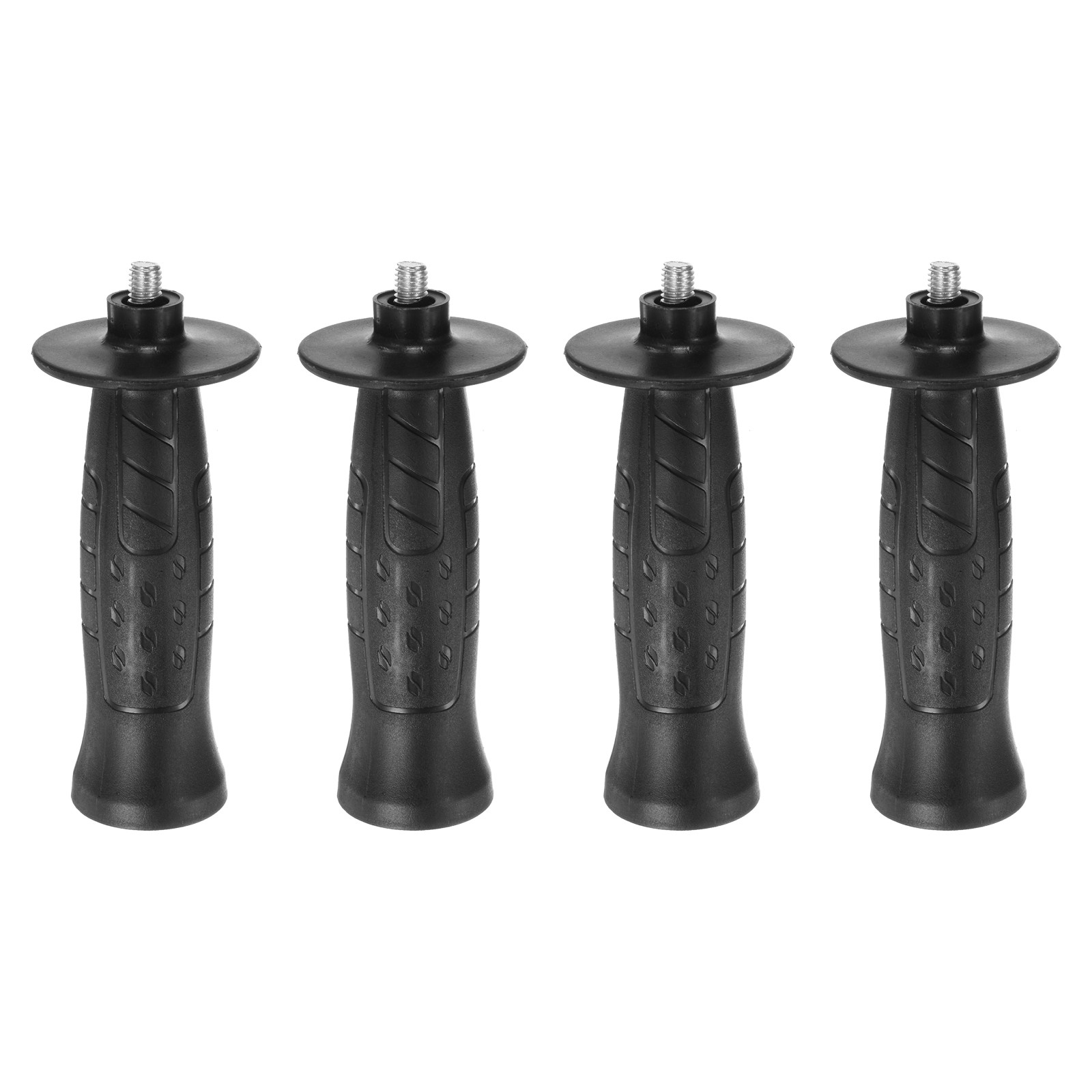 4pcs Angle Grinder Side Handle 8mm Thread 135mm Length Plastic Non-Slip