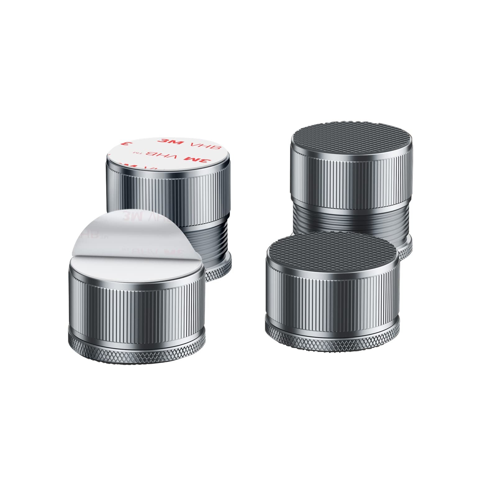 Bed Risers Heavy Duty Metal Furniture Lifter Adjustable 0.9-1.7 Inch Set Of 4
