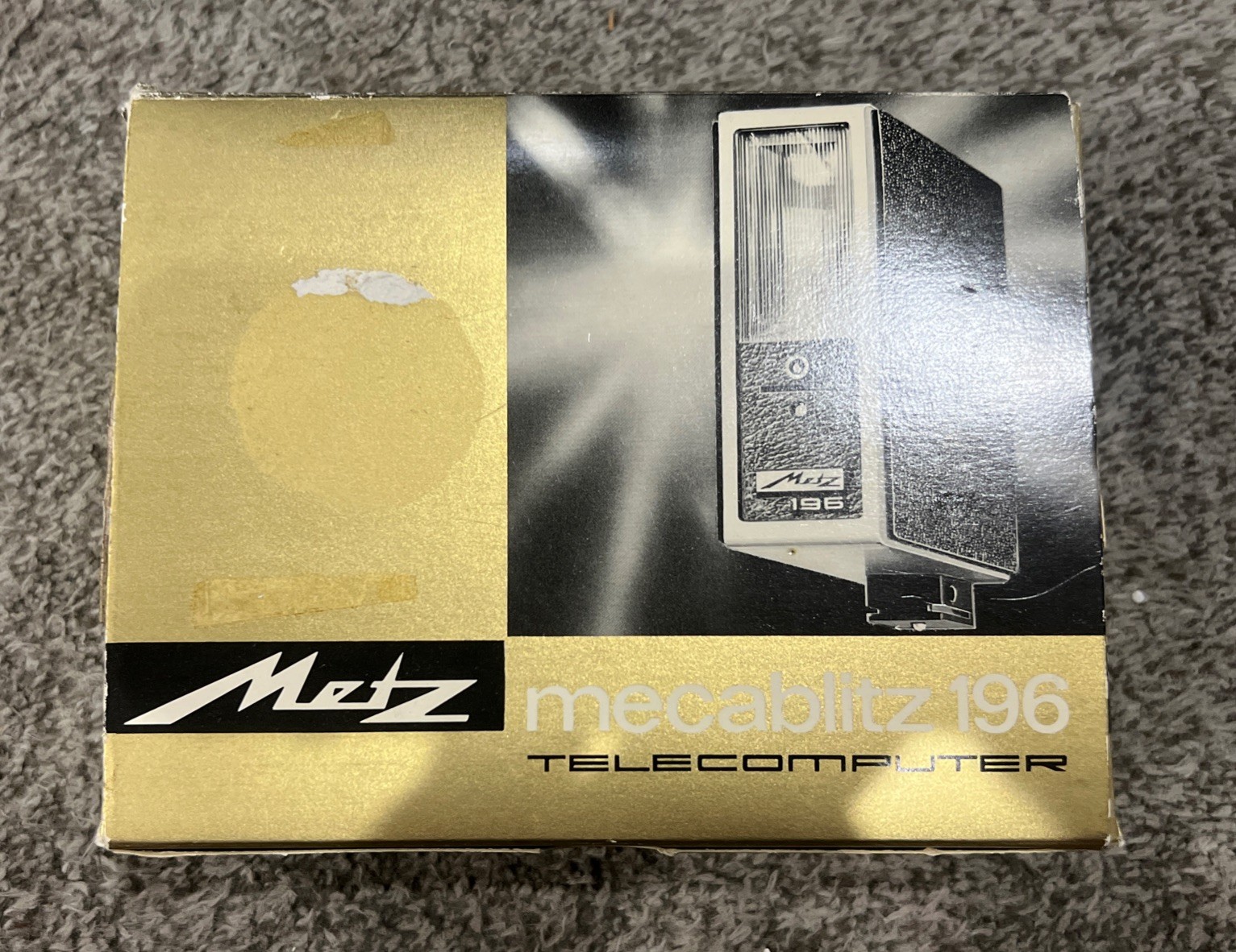Vintage Metz Mecablitz 196 Telecomputer In Original Box W/instructions