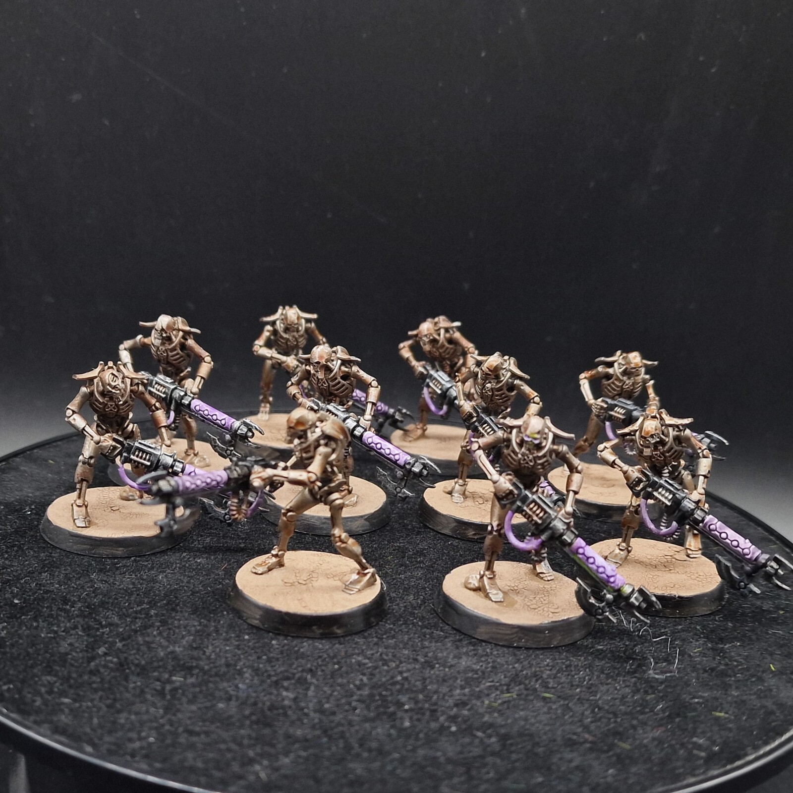 Pro Painted Warhammer 40k necron warriors ×10 lot K6 Warhammer games workshop