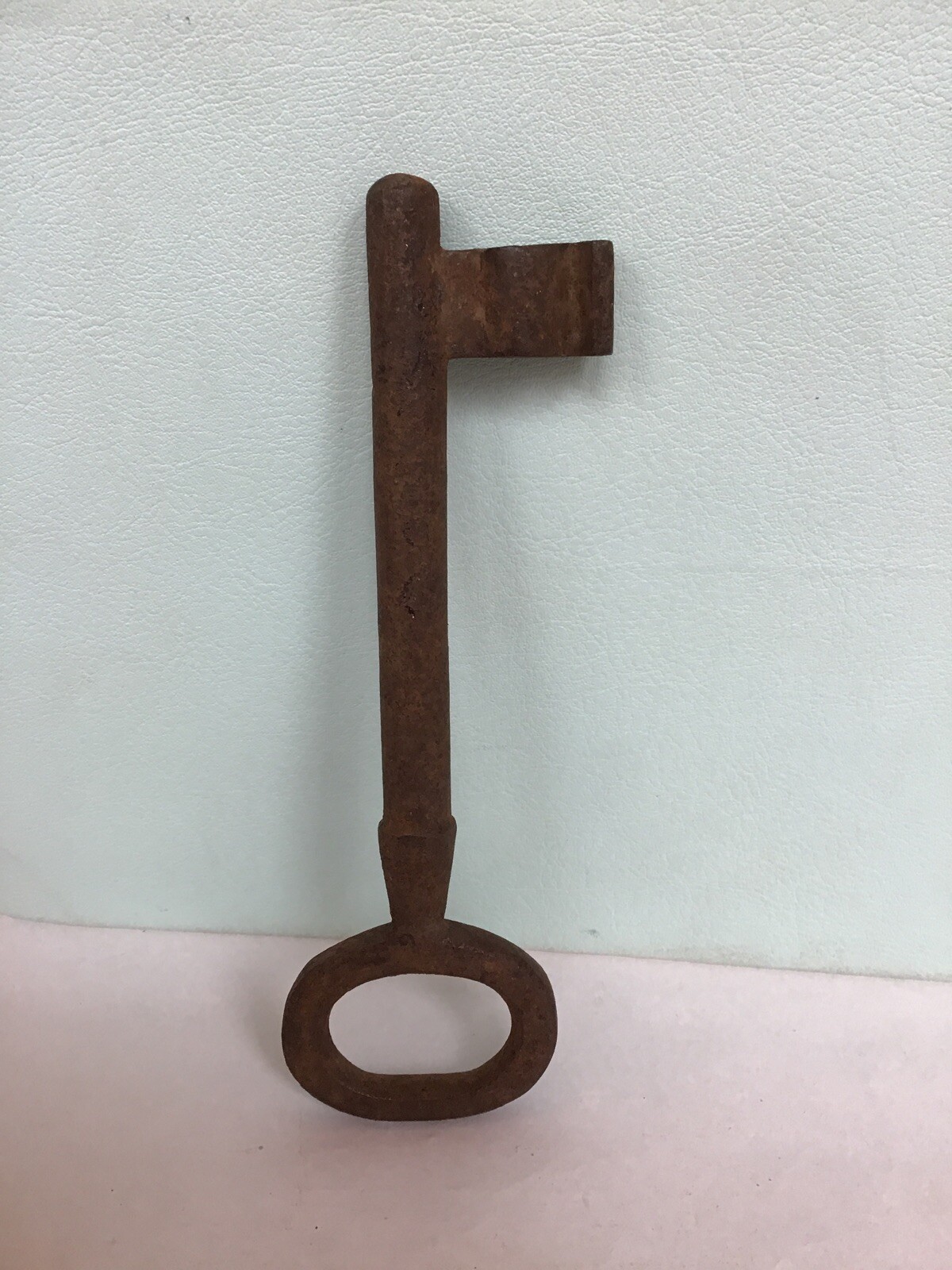 Large Antique circa 1800’s Iron Skeleton Key 5” Long