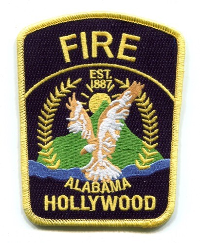 Hollywood Fire Department Patch Alabama AL