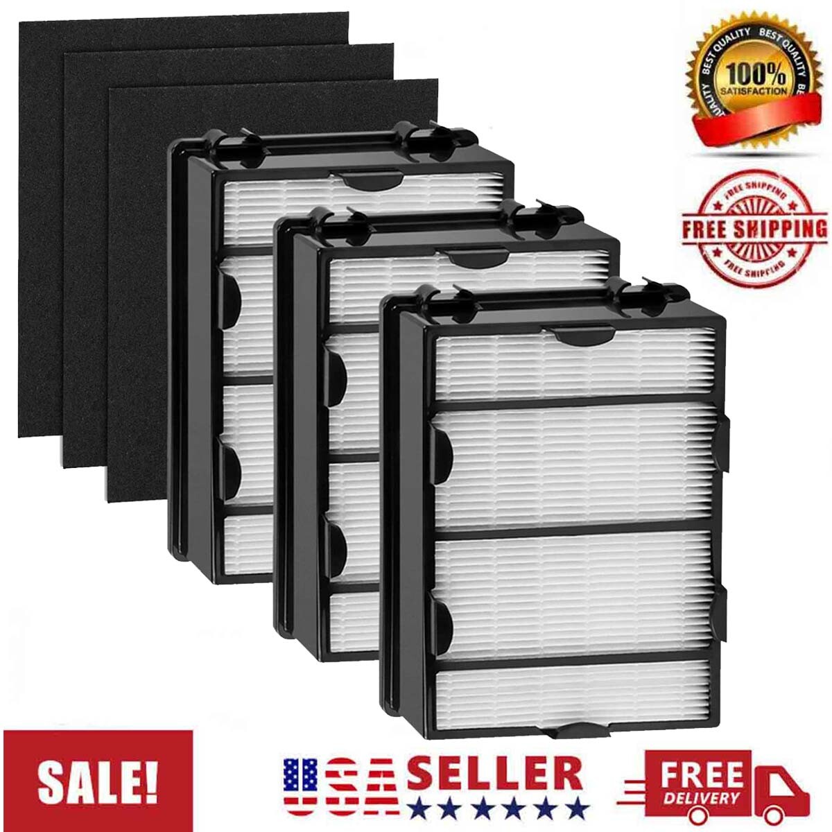 HAPF600 HEPA Filter For Bionaire BAP1175, BAP1225, BAP1250, BAP1300 air cleaners