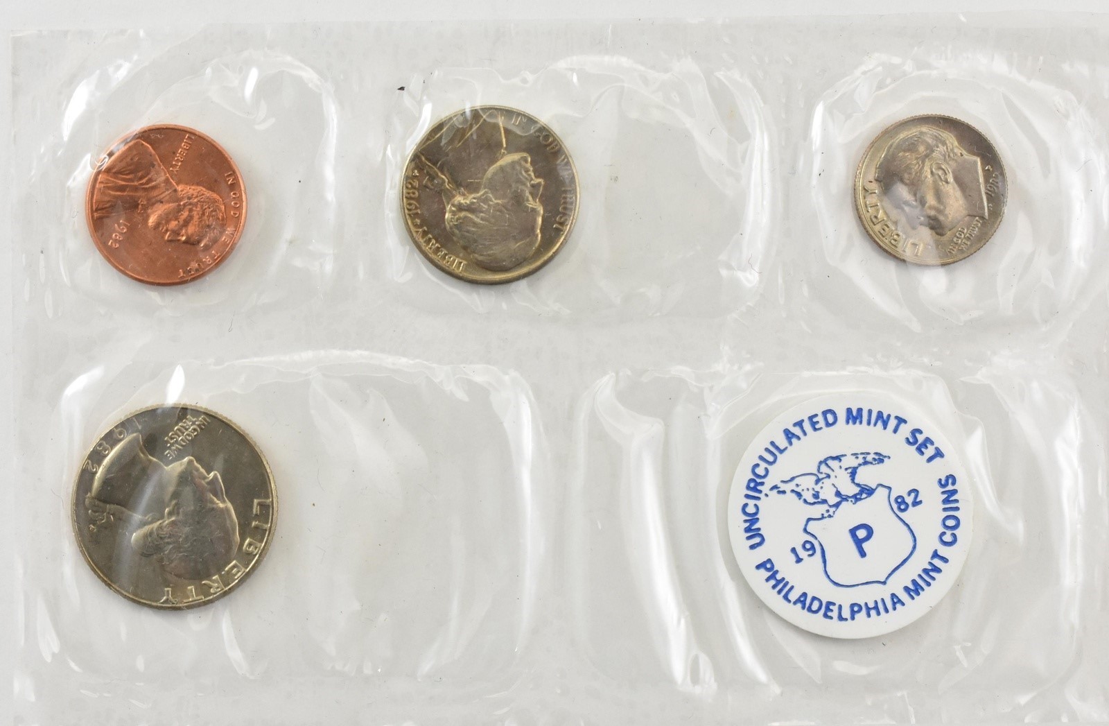 1982 Uncirculated Mint P/D *8204