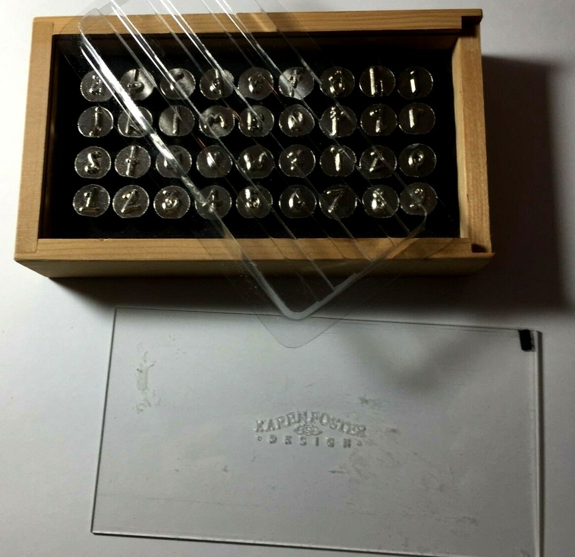 Set #03001 Classic Karen Foster Design Embossing Clikit Alphabet Tips 36 pc set+