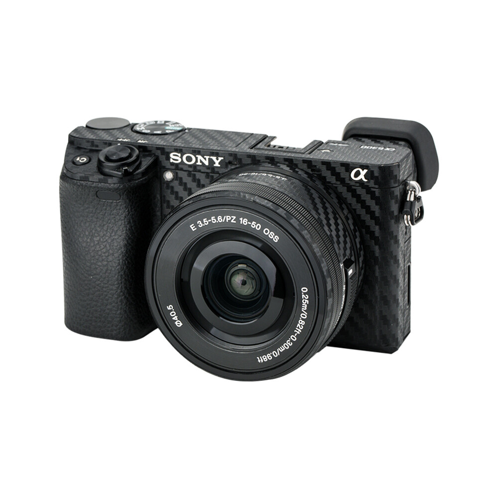 Anti-Scratch Camera Body Film Cover Protector for Sony A6400 A6300 +16-50mm Lens