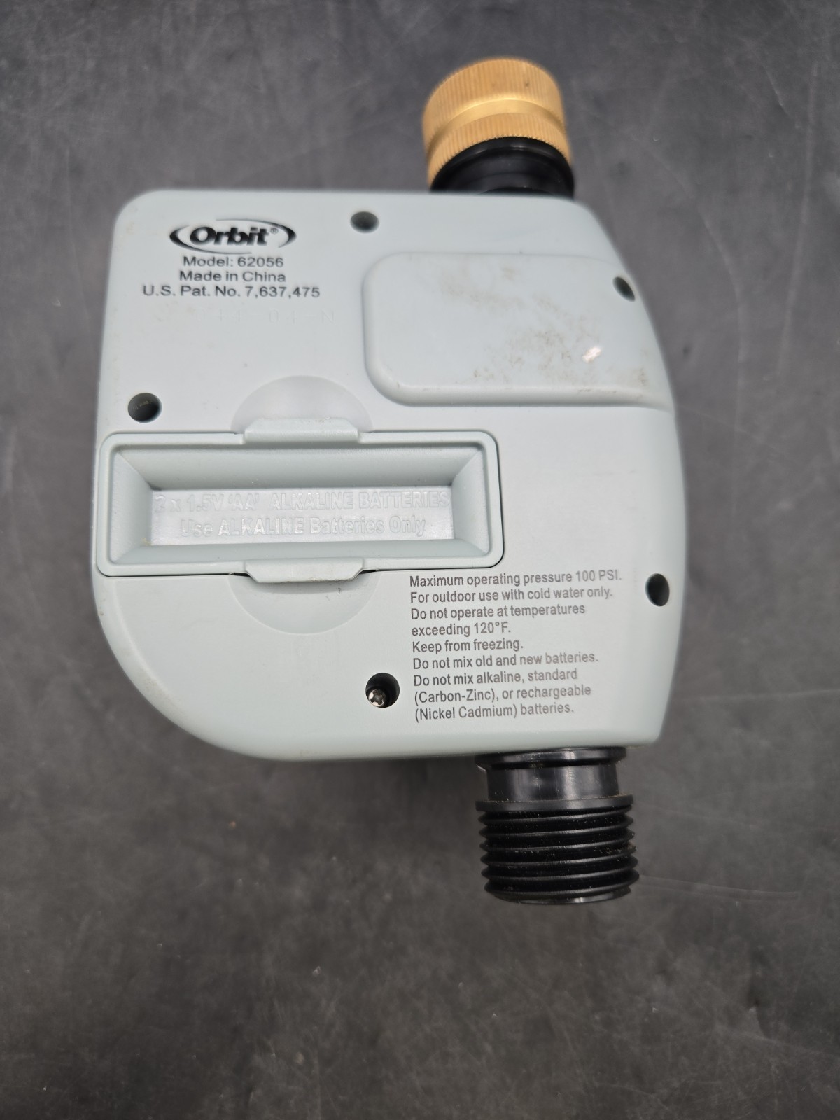 Orbit 62056 One Outlet Single-Dial Hose Faucet Timer