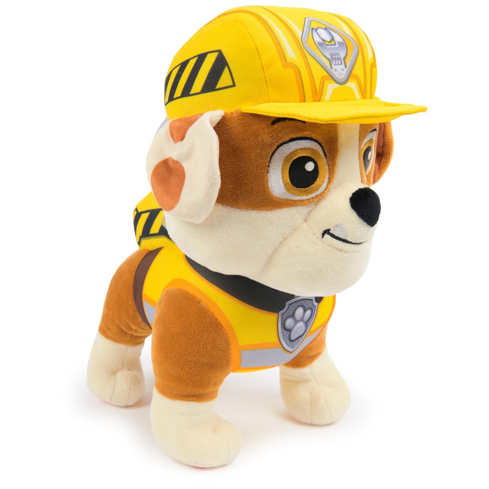 Rubble and Crew Rumbling Rubble Plush Toy, Interactive Sensory Toy, Dog Stuff...