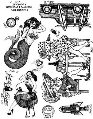 Unmounted Rubber Stamp Plate, Unmounted/Uncut Pink Rubber Stamps