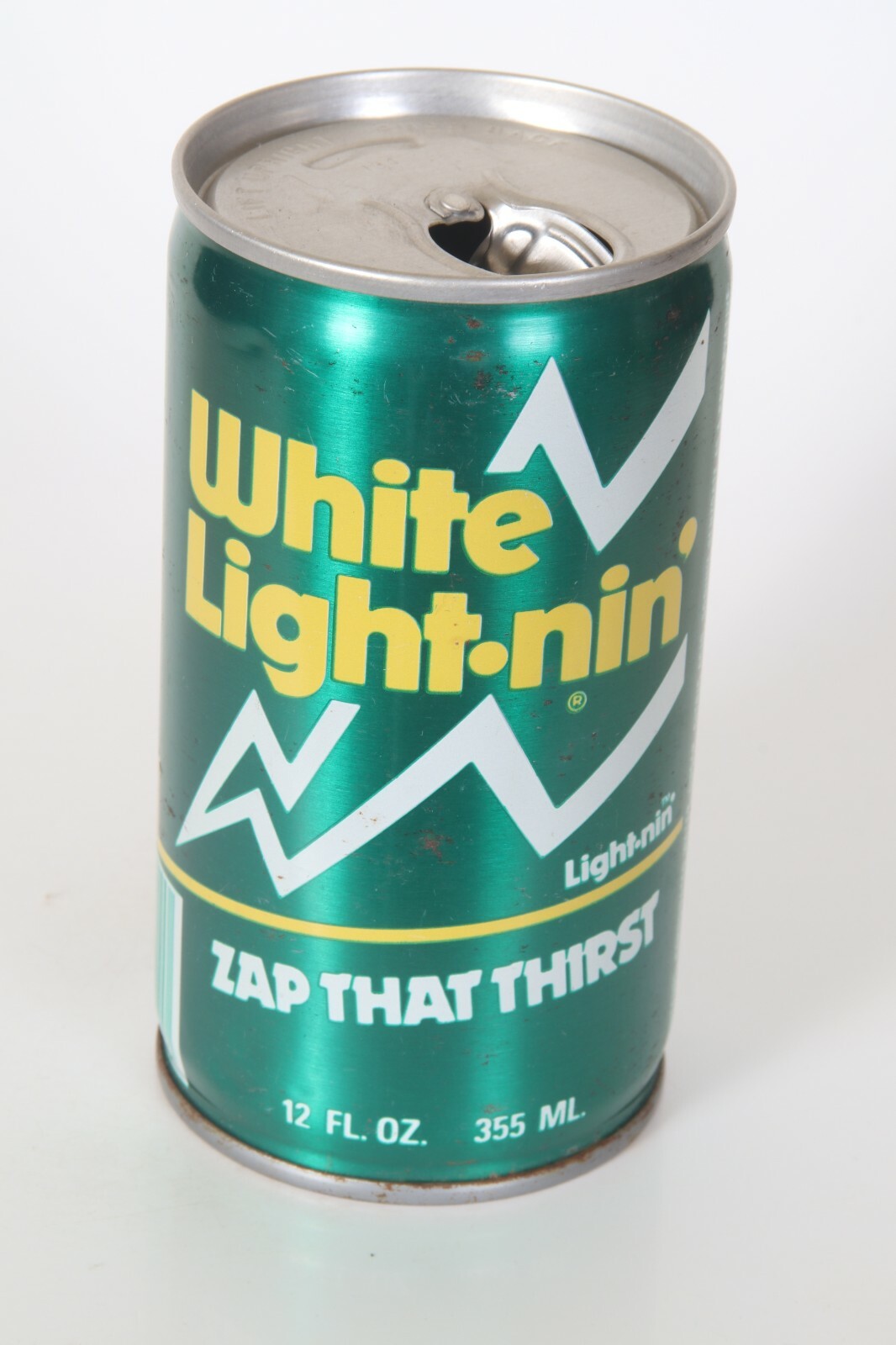 White Light-nin Soda can - Zap That Thirst!