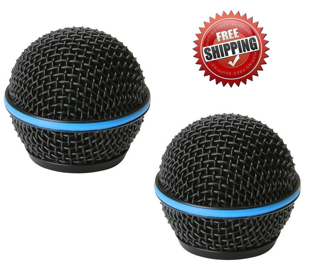 2 PC Microphone Grille for Shure Beta58a Grille Windscreen Black Free Shipping