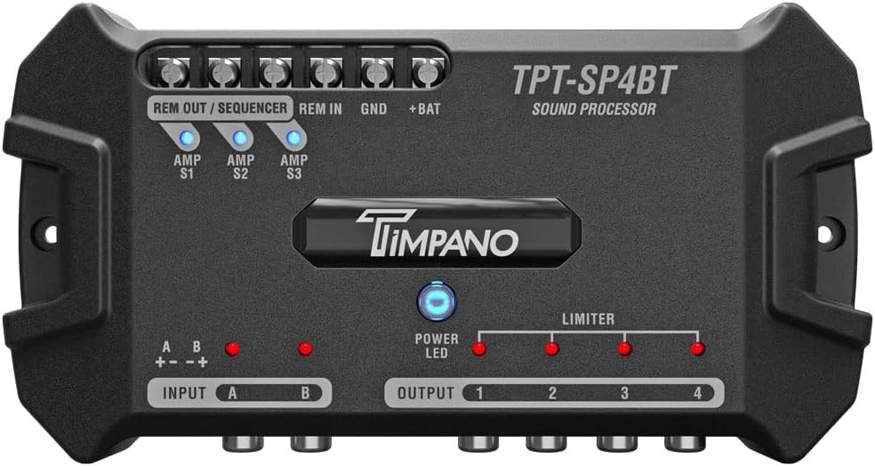 TPT-SP4BT Bluetooth DSP 4 Channel Car Audio Processor