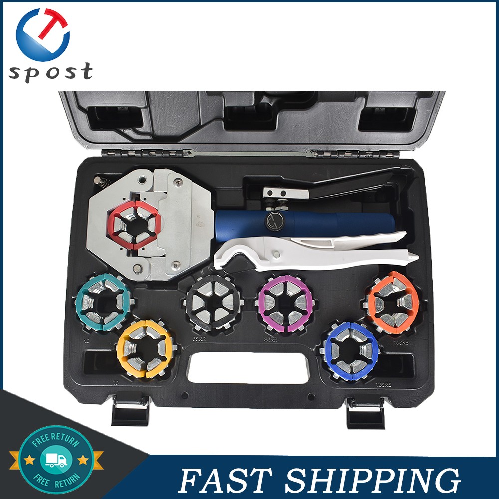 Hydraulic Crimper A/C Set IG-71500 A/C Hose Crimper Hydraulic A/C Crimping Kit