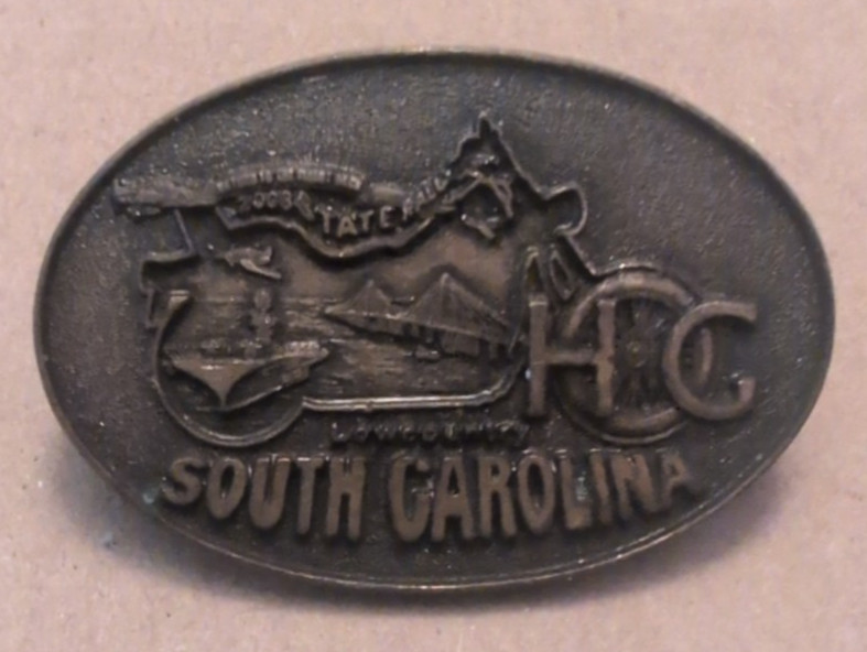Lot of Harley Davidson Owners Group South Carolina Pins & Patches HOG Charleston