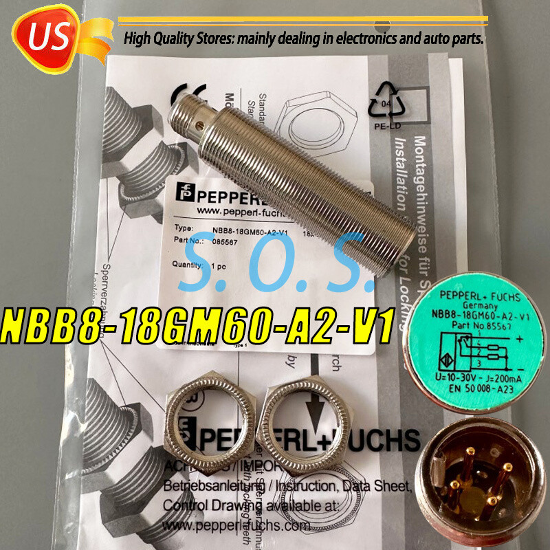 Brand New For Pepperl+Fuchs NBB8-18GM60-A2-V1 Proximity Switch Sensor Fast ship
