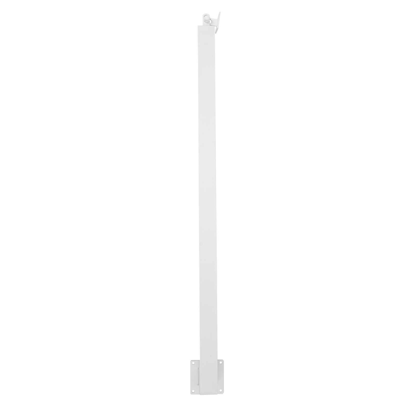 Square Stair Baluster Posts - Durable Metal Railing Decor for Stairs, White