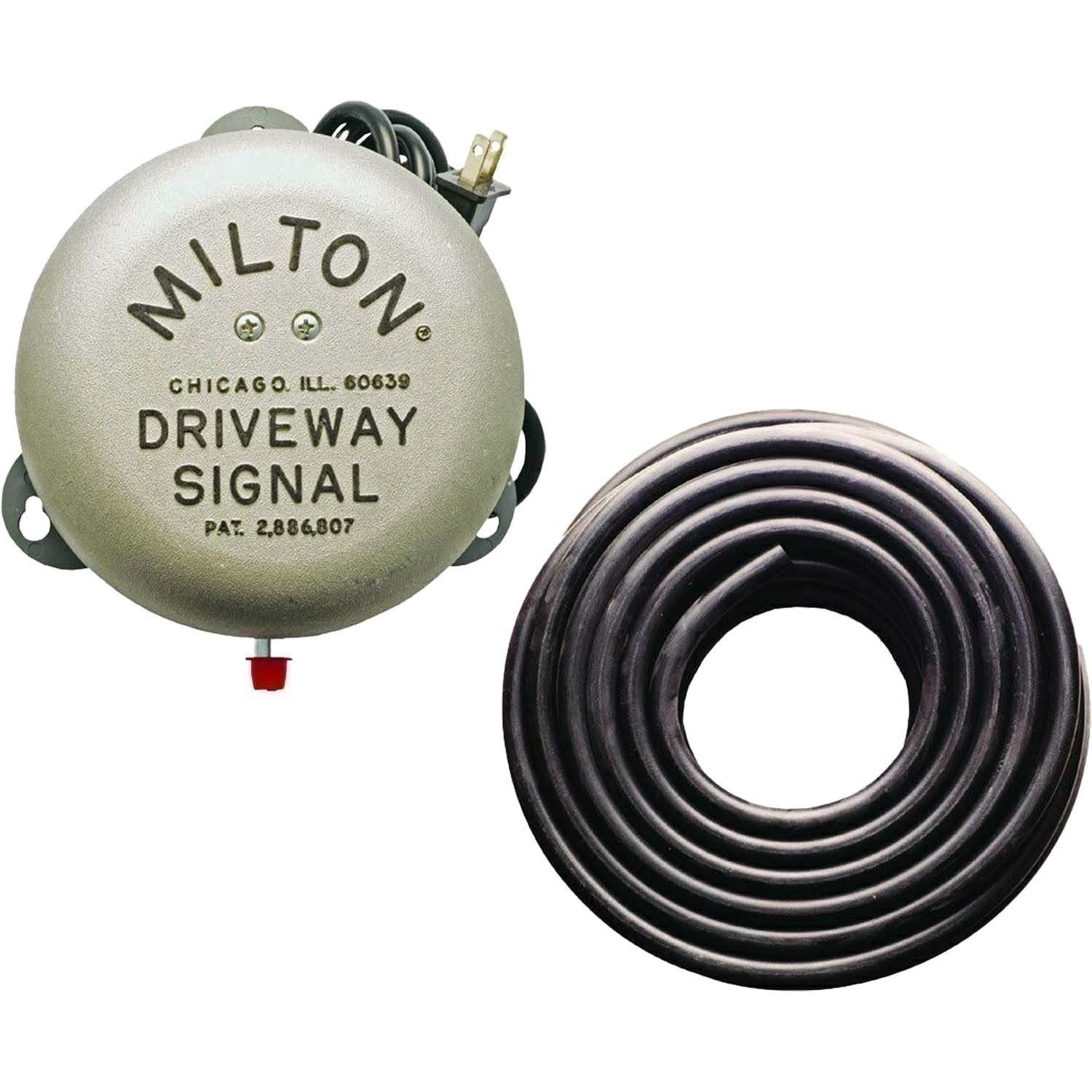 Milton 805 Service Station Driveway Signal Bell and 25' 3/8" Signal Bell Hose