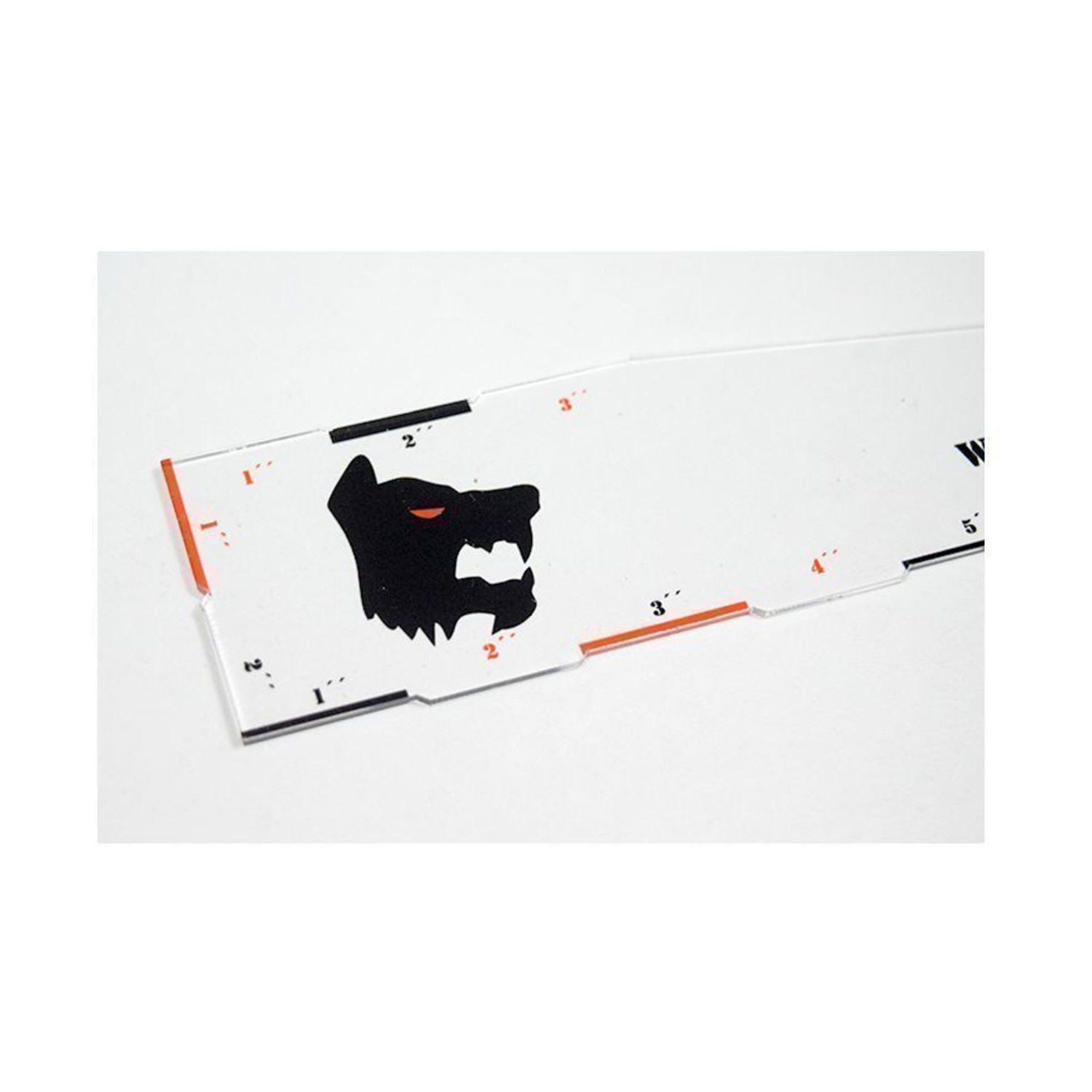 Bandua Warhammer Accessory 9" Ruler - Wolf New