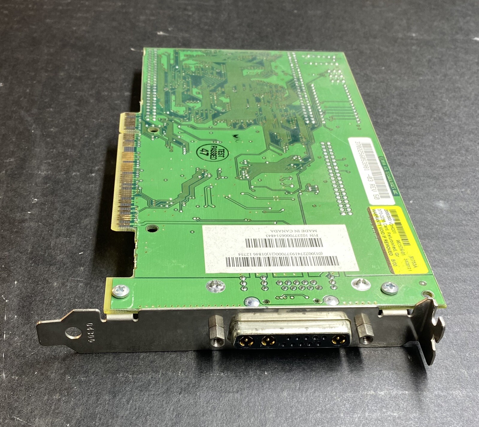 370-2256 Sun PGX 8-Bit Color Frame Buffer X3660A for Sun Workstations - Tested!