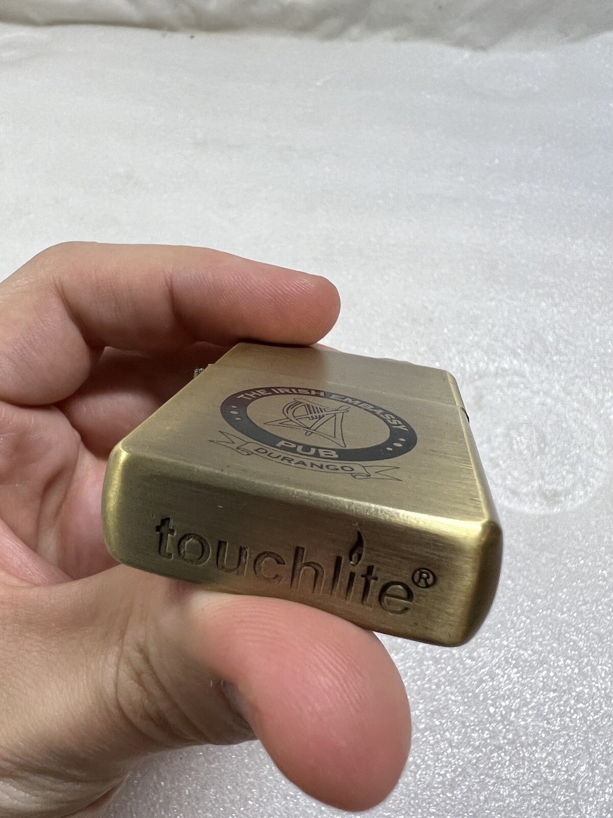 Touchlite Vintage Lighter Rare The Irish Embassy Pub Durango