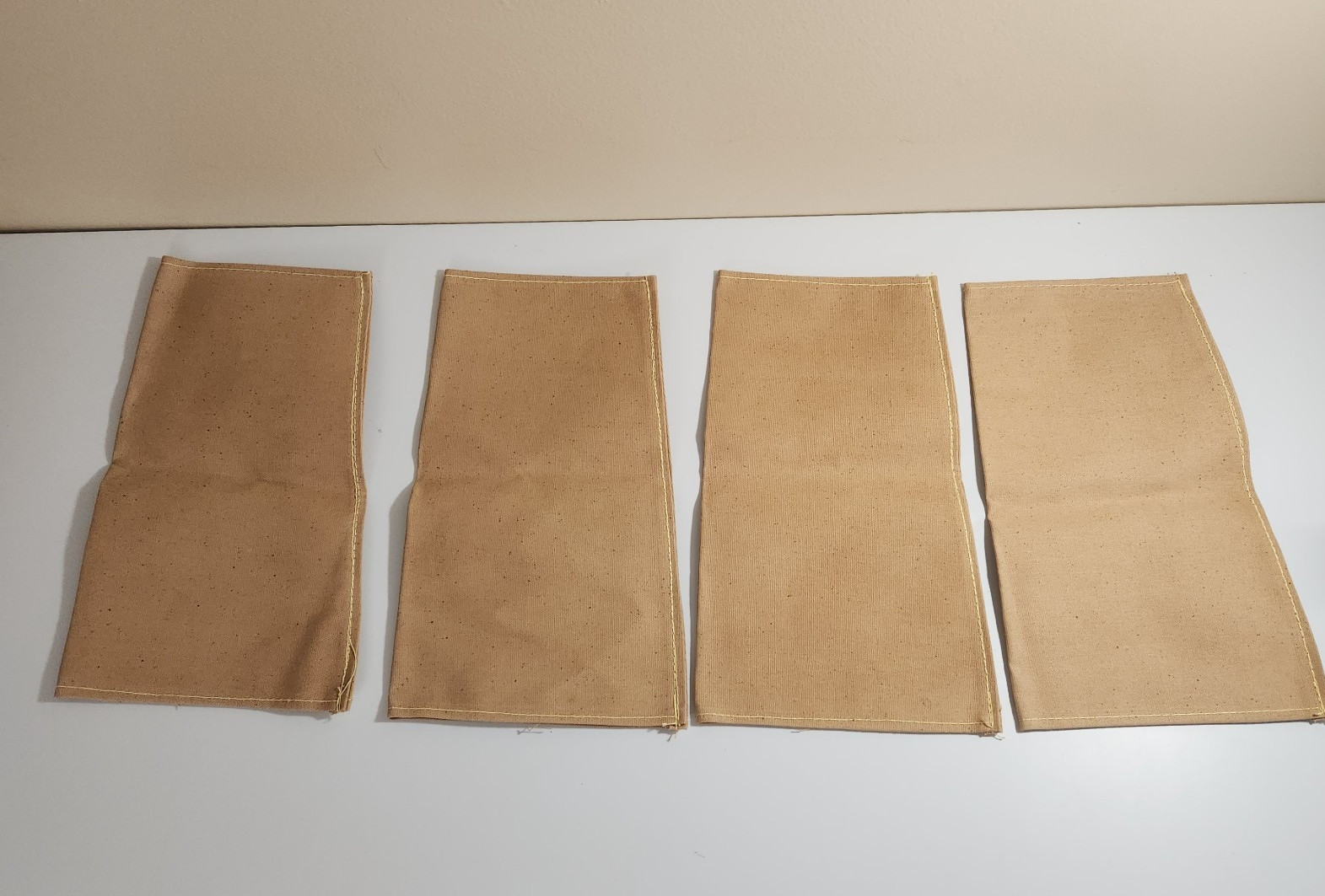 2 Pairs MSA 31361 Arm Protectors Canvas 12" Long / 6" to 7" Tapered Width USA