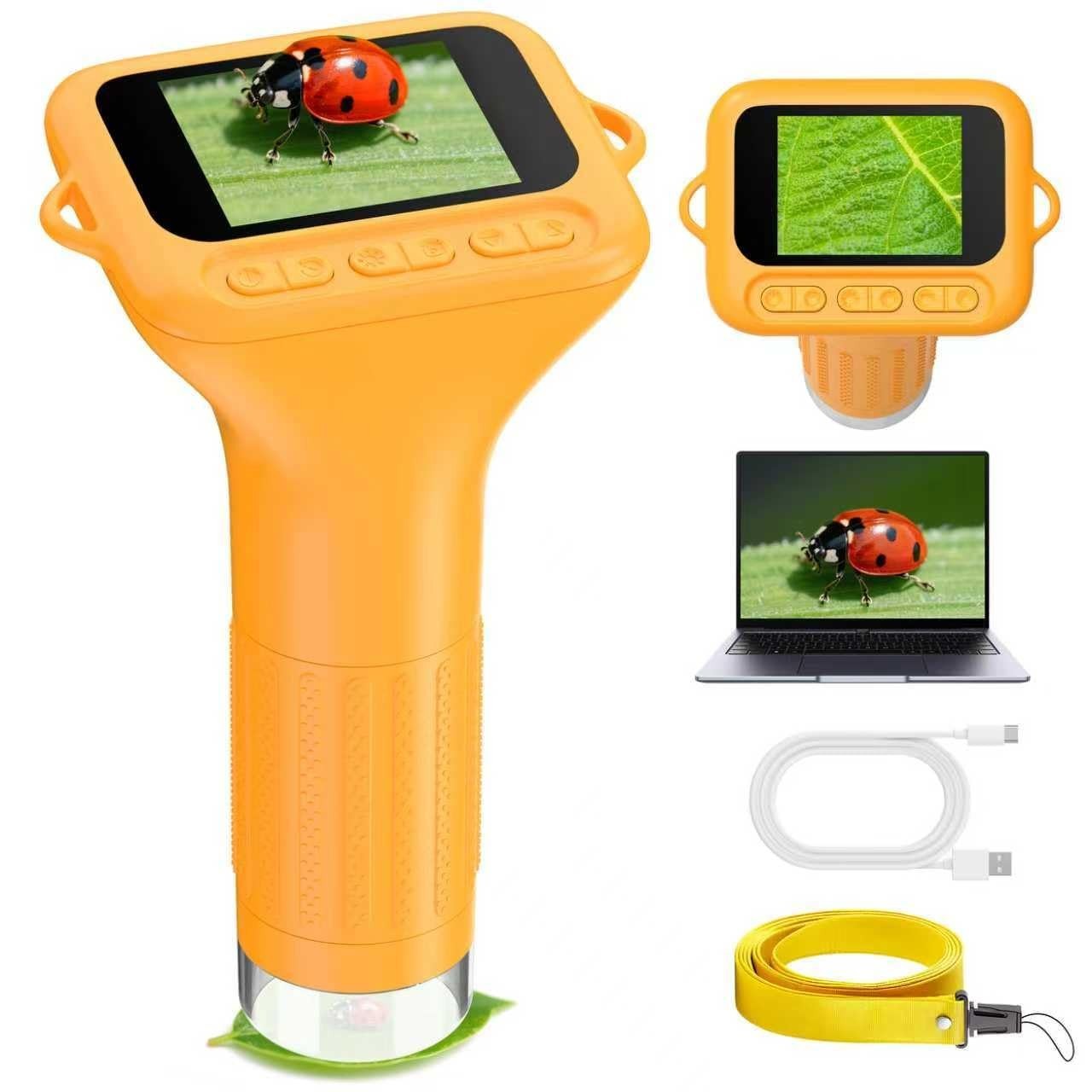 1000X Portable Handheld Digital Microscope for Kids with HD2.0 IPS Screen |...