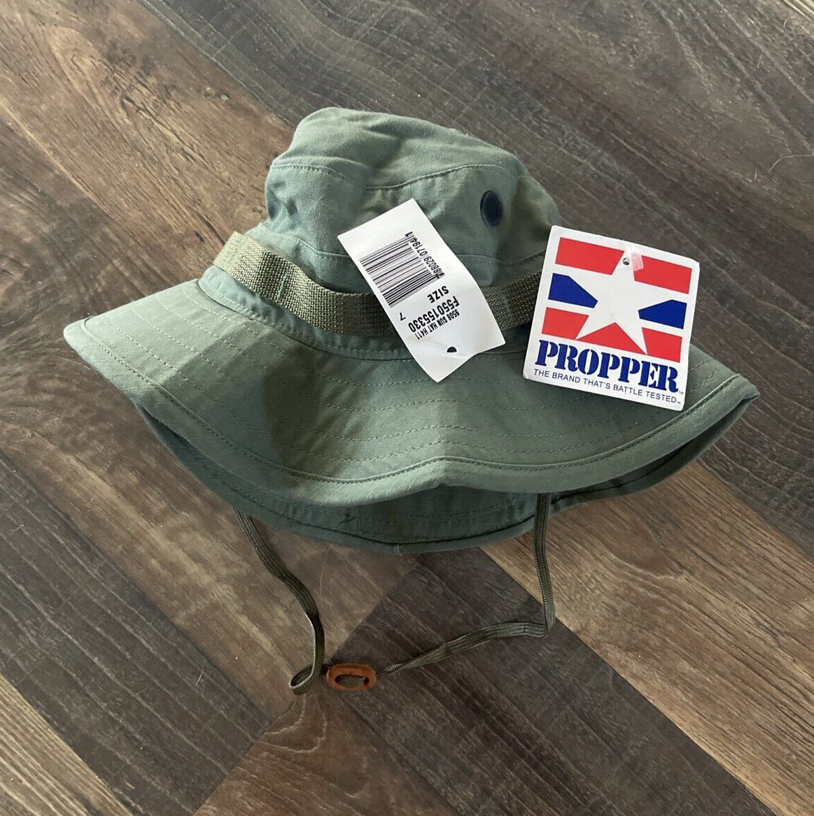 Propper Hot Weather/Sun Boonie Hat - Size 7 - Army Green - MIL-H-44105 New