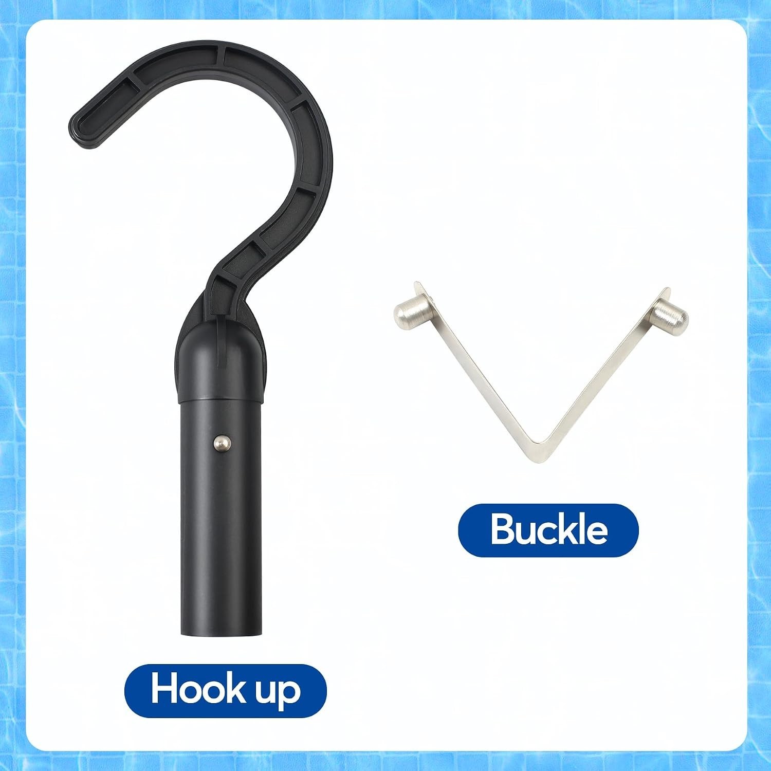 Universal Robotic Pool Cleaner Hook - Effortless Retrieval & Compatibility