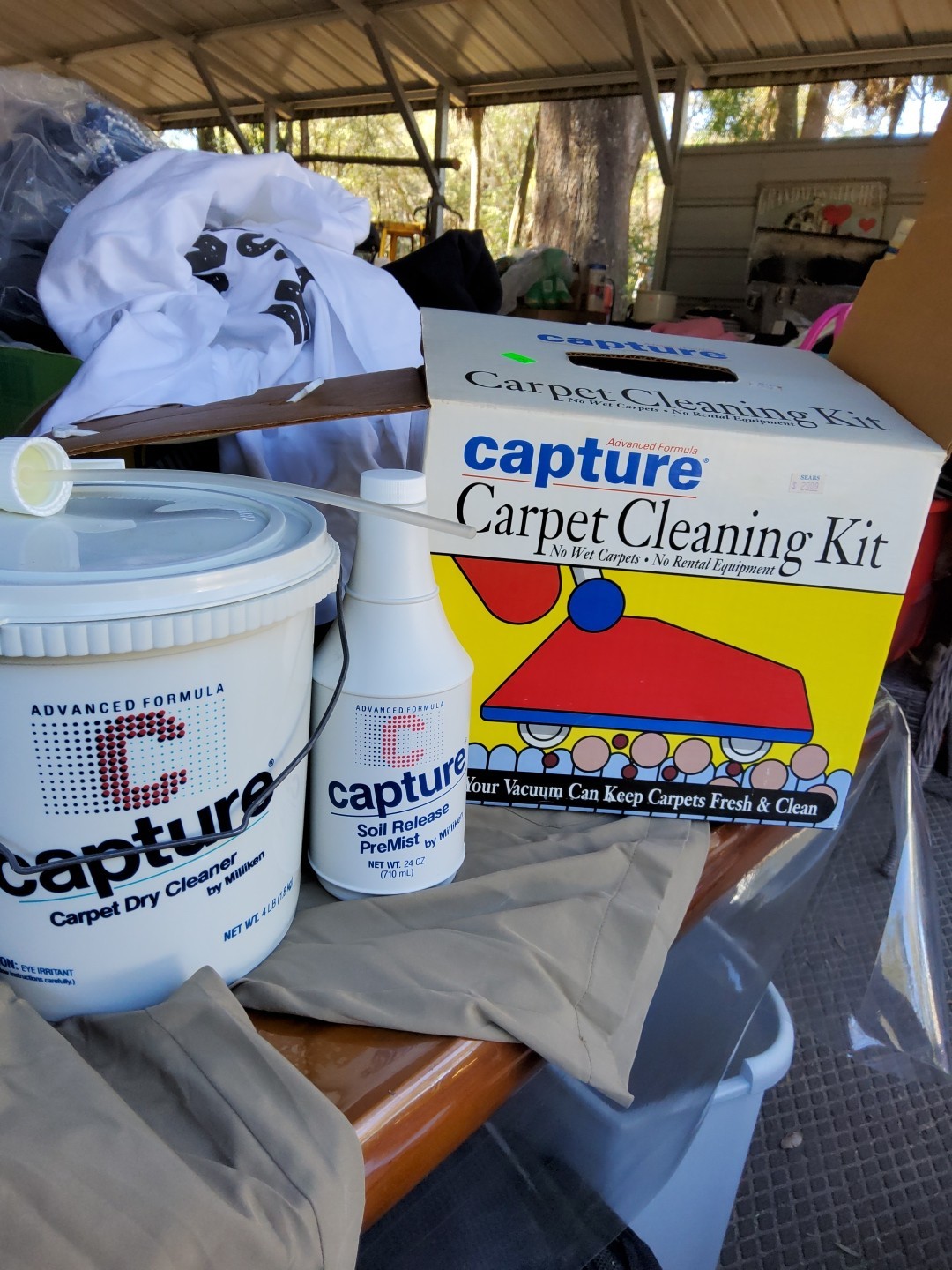 Capture Carpet Cleaning Kit 4 lb Advanced Formula Removes Dirt Odors Allergen