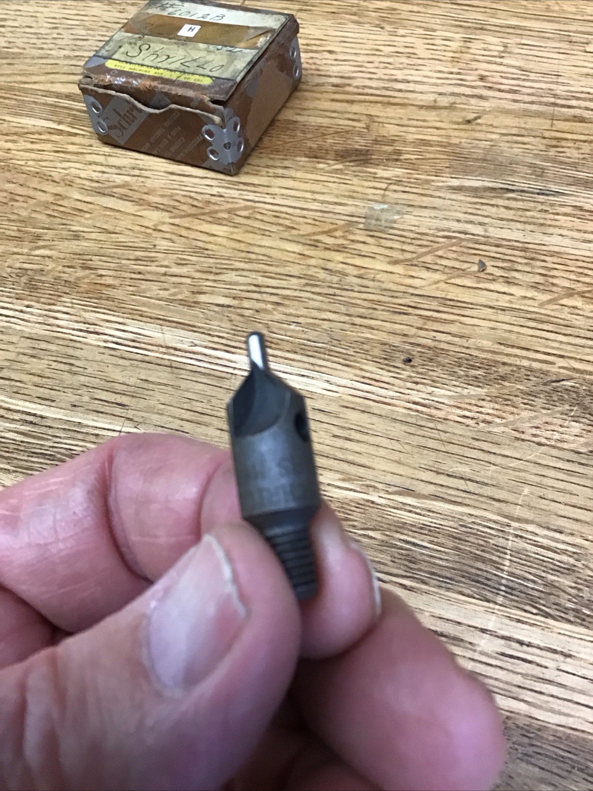 (1) Threaded Shank Stop Countersink 3/8" 82° E/32” Schrillo Cat#6012-B