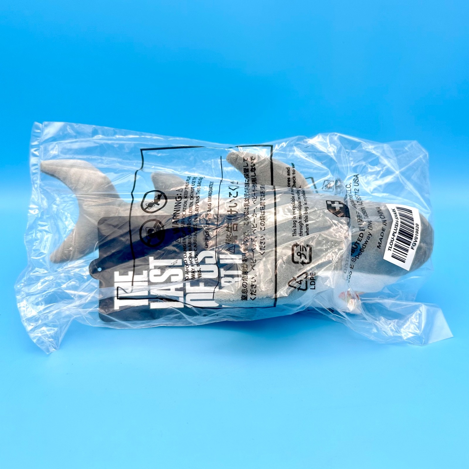 The Last of Us Part II Lev's Shark Collector Plush Toy Figure Official Plushie
