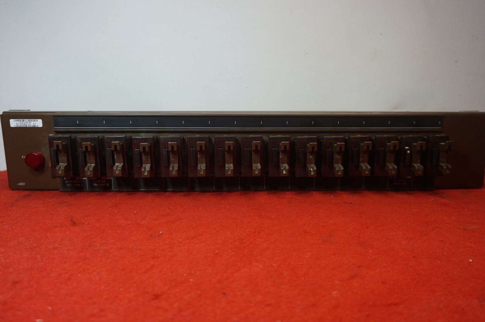 Nortel DMS-10 , NTOX42UC Fuse panel