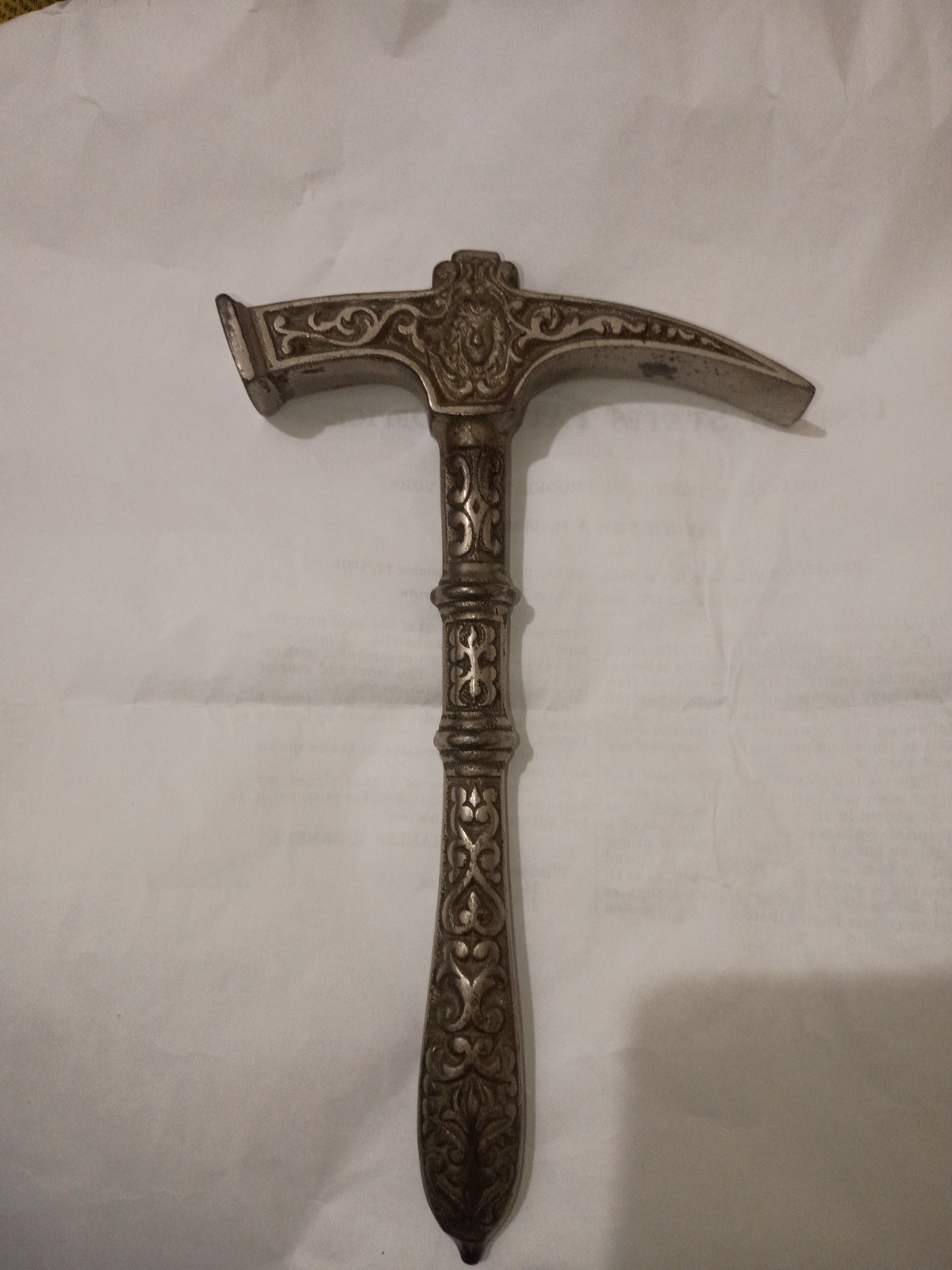 CHARLES T HENNIG PAT 1901 ORNAMENTAL HAMMER