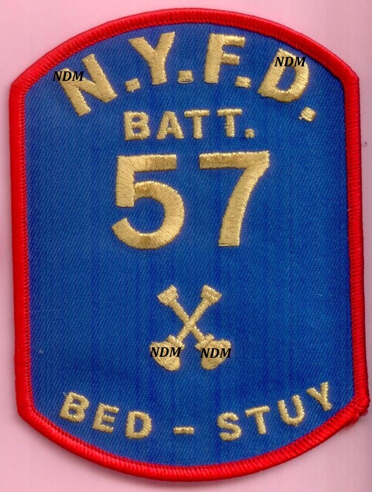 New York City Fire Dept Battalion 57 Patch - Brooklyn