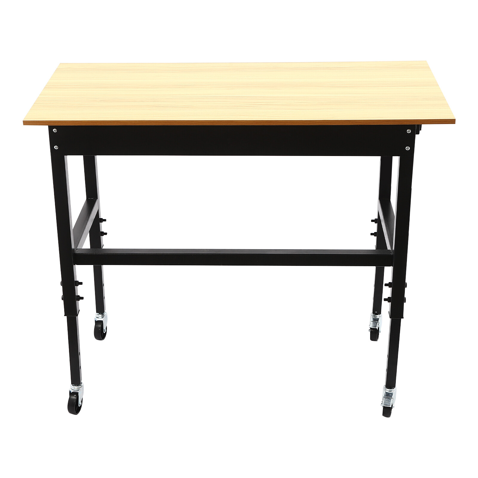 Mobile Workbench, Work Bench for Garage Office Home, Height Adjustable Workbench