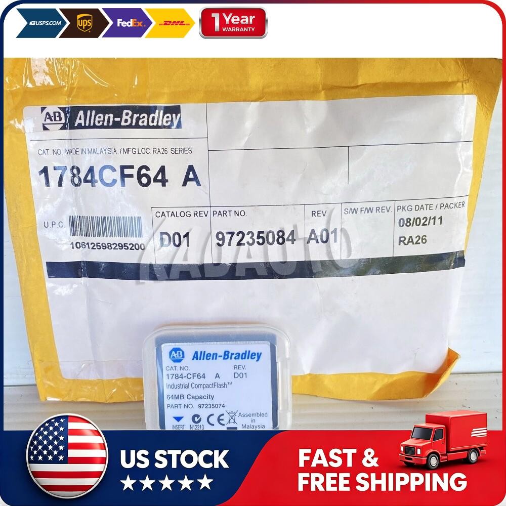Allen-Bradley 1784-CF64 Memory Card 1784CF64 NEW AB 1PC US Free Tax