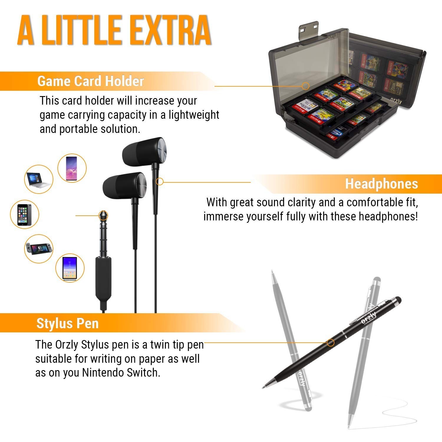 Switch Accessories Bundle Kit with for Switch & OLED with Consoles Wheels Etc