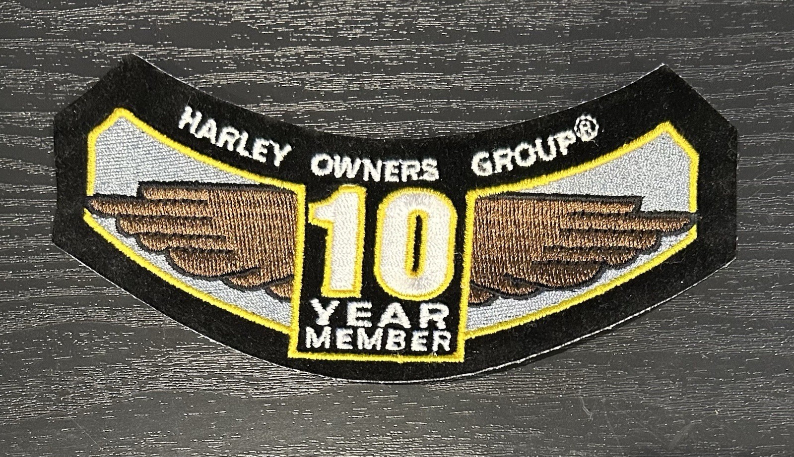 Harley-Davidson HOG 10 Year Member Patch Harley Owners Group