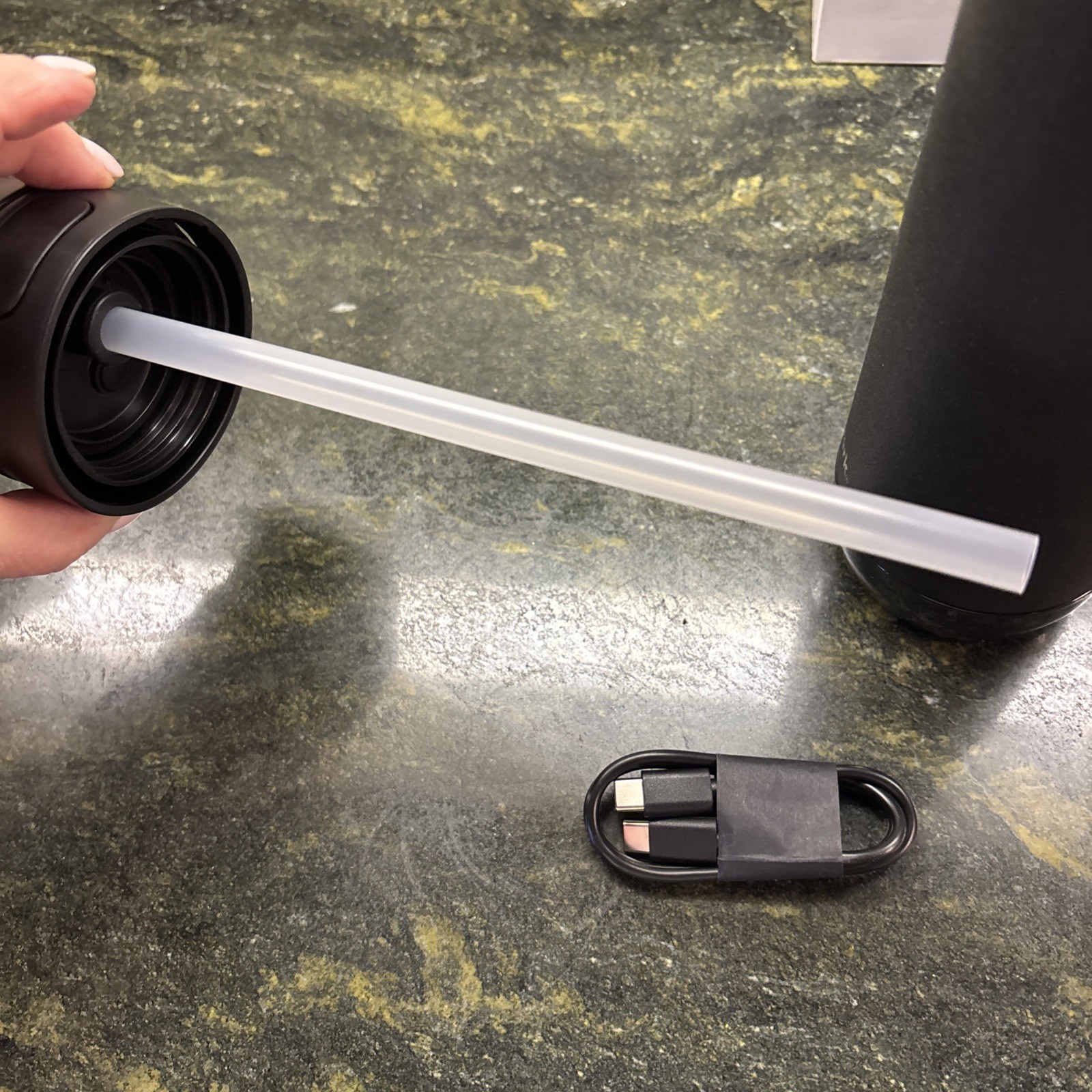 Hidrate Spark PRO 2 Black – Smart Hydration Bottle with Drink Reminders