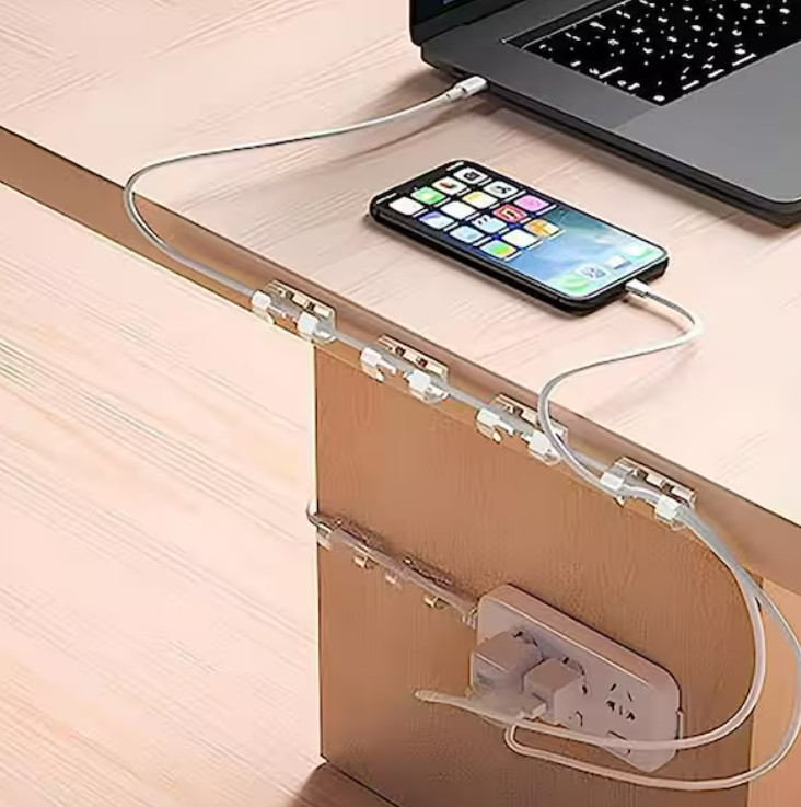 Viitar Cable Clips 4-Pack - Clear / Manage Cables & Accessories