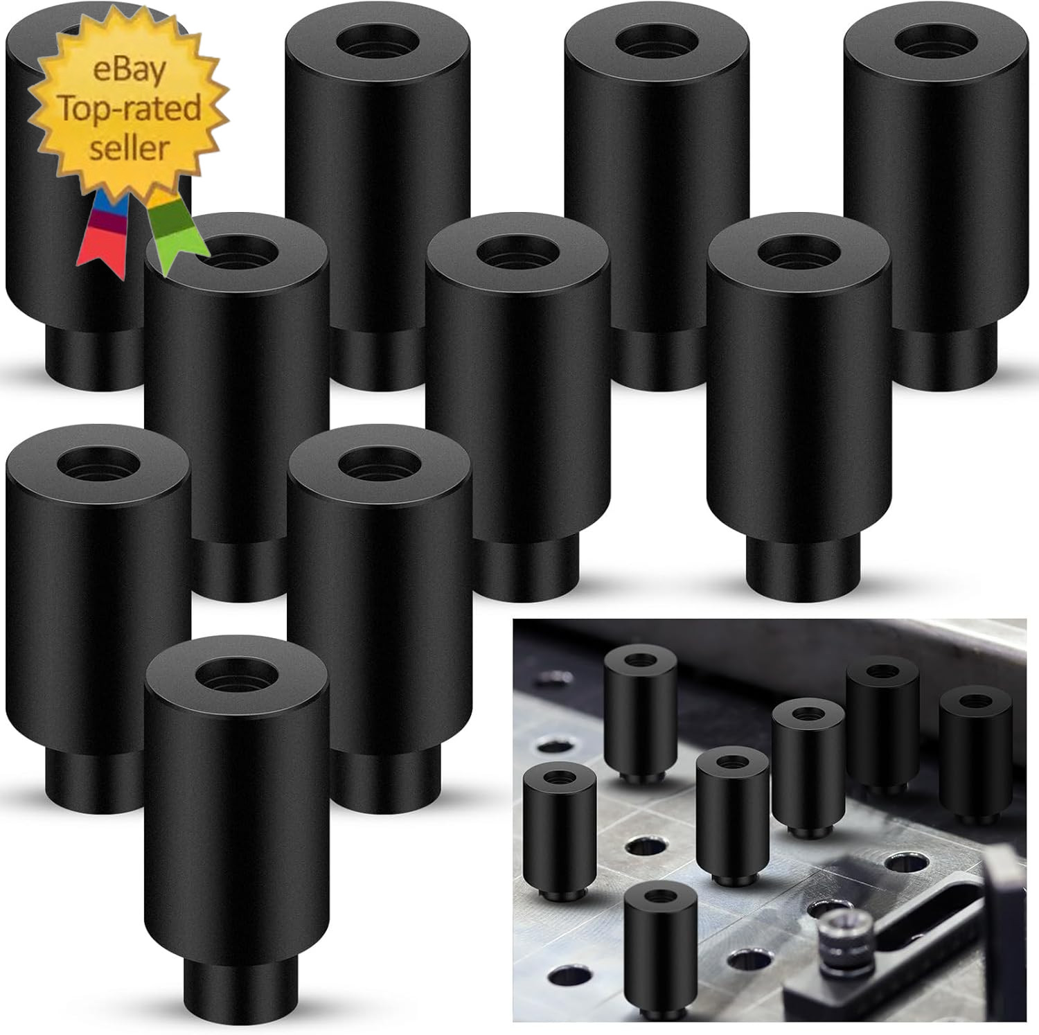10 Pcs 5/8" X 1" X 1.5" Welding Table Fixture Pins Clamps Stop Alignment Square