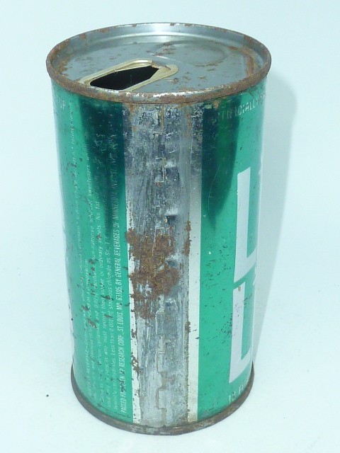 Empty Top Opened 12oz Like Dietary Beverage Juice Tab.