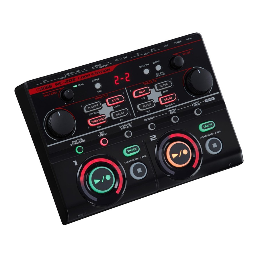 Boss RC-202 Loop Station Used Tested Tabletop Looper Vocal Effects Sampler Japan